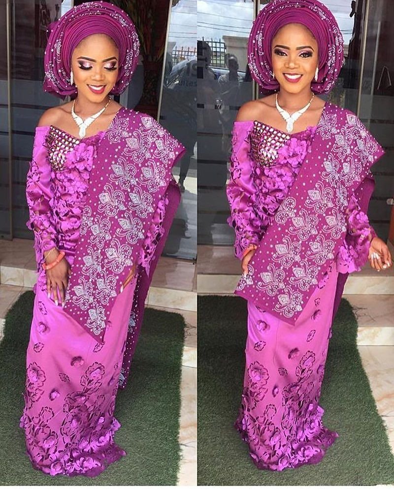 Ladies! Check Out Hot Aso Ebi Lace that will Capture your Mind