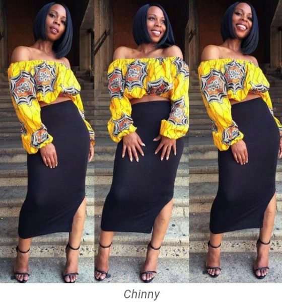 Off Shoulder Ankara Fashion Tops