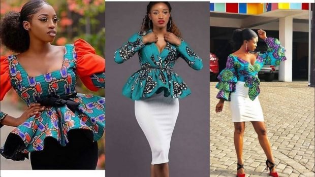 170 Best PEPLUM TOPS ideas  african fashion, african clothing