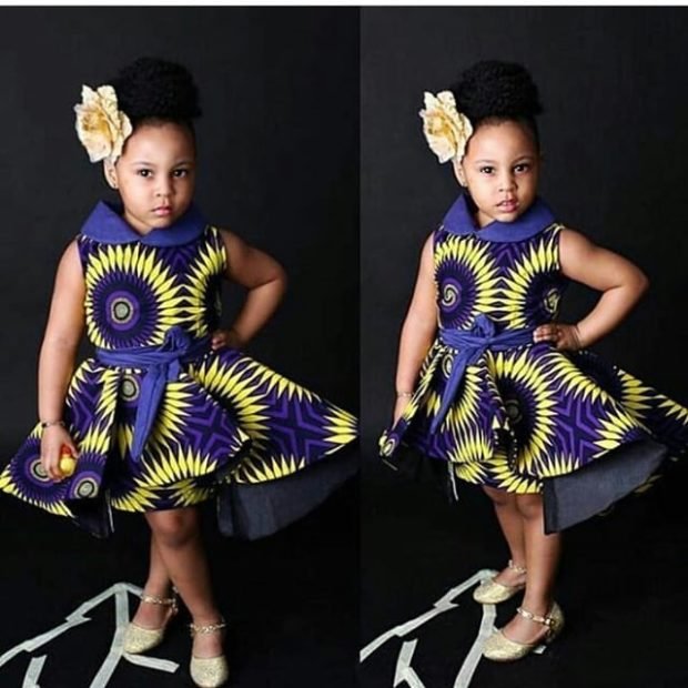 ankara gown styles for baby girl