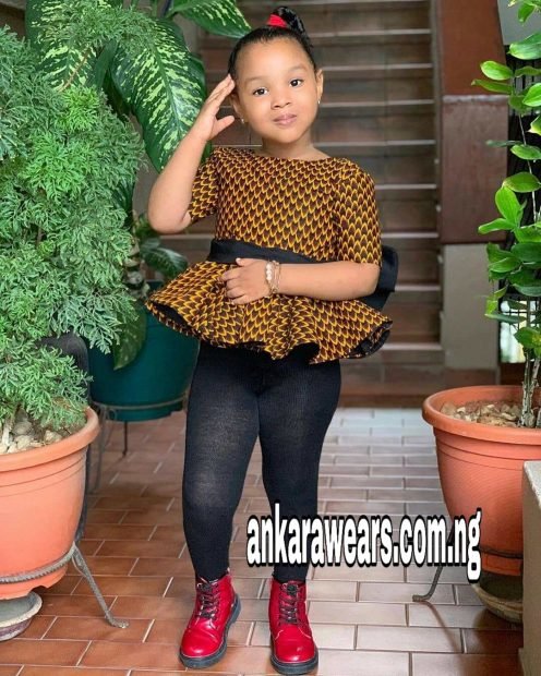 latest baby girl ankara style