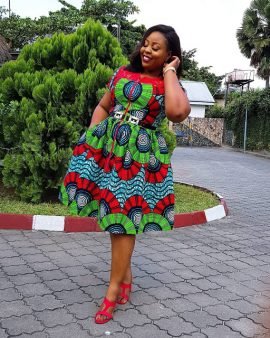 latest Ankara gown styles in Nigeria With Superb Tailor