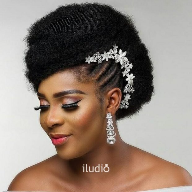 Bridal braid hairstyles Nigeria